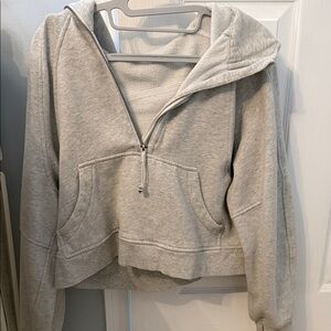 Gray Women's Zip-Up Hoodie